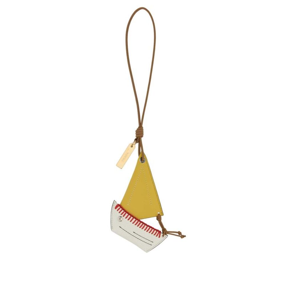 Prada Women Charm Per Borse In Pelle Multicolor